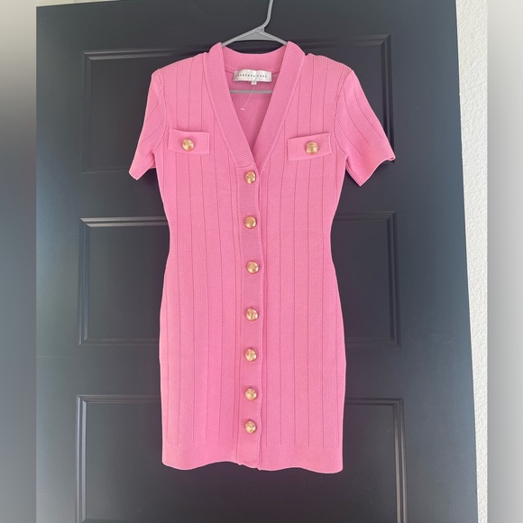 Worth Collective pink knit dress - Picture 2 of 4